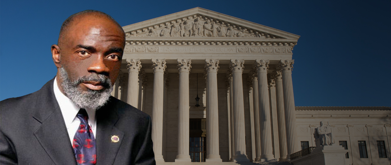 Michael G. Floyd with the Supreme Court of the United States in the background